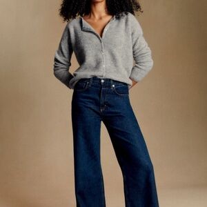 Sezane Gaspard Cardigan Mottled Grey - Size M